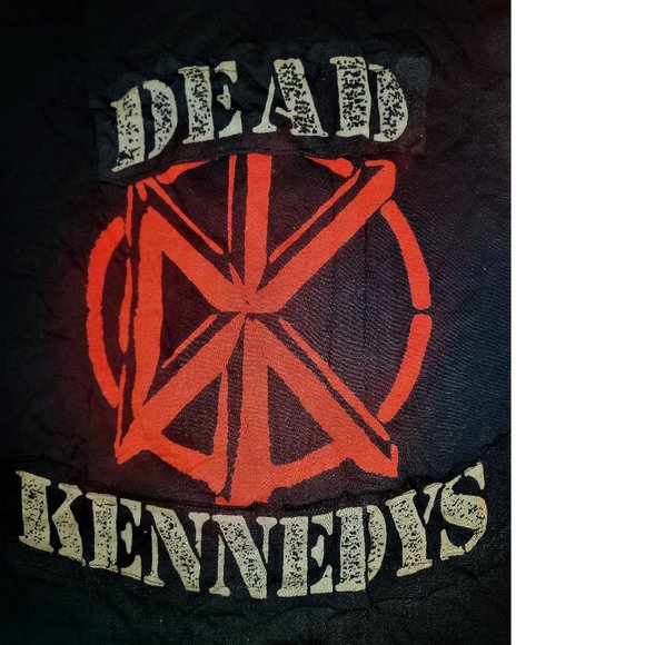 Dead Kennedys Logo Patches punk rock American Apparel T-Shirt M NWT made in USA - Picture 2 of 4